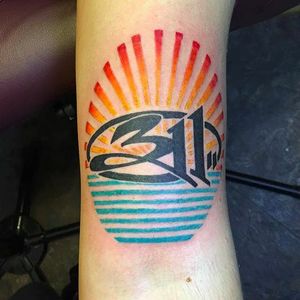 Tasteful lil 311 tattoo (via IG -- brewddhist) #311 #311tattoo