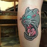 Panther Tattoo by Carlo Sohl #panther #newschool #newschoolartist #graffiti #newschoolgraffiti #CarloSohl