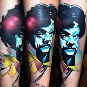 A color portrait of Kurt Vonnegut by Lehel Nyeste. #vonnegut