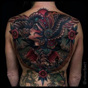 Tattoo by W.T. Norbert #neotraditional #traditional #bold #WTNorbert