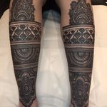 Pattern on patterns by Tine Defiore #TineDefiore #blackwork #linework #pattern #mandala #ornamental #eometric #spiral #floral #tattoooftheday