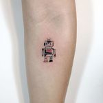 Robot tattoo by Diki. #Diki #deconstructed #minimalistic #robot