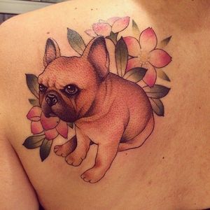 #cachorrineo #cachorro #dog #LuizaFortes #tatuagensColoridas #colorful #fineline #traços #minimalista #artistaNacional #brasil