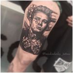 Tattooed James Dean tattoo by Miss Kimberley. #blackandgrey #realism #MissKimberley #portrait #JamesDean