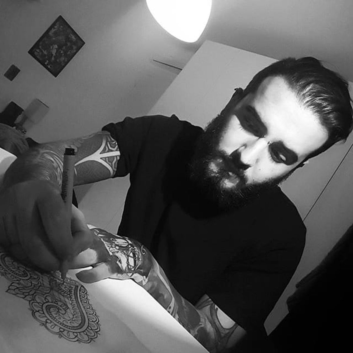 Tattoo uploaded by Alex Wikoff • Matteo Nangeroni at work (via IG ...