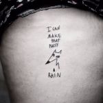 Fun tattoo by Bianka Szlachta #BiankaSzlachta #ignorantstyle #folk #naive #linework #minimalistic #rain #nsfw