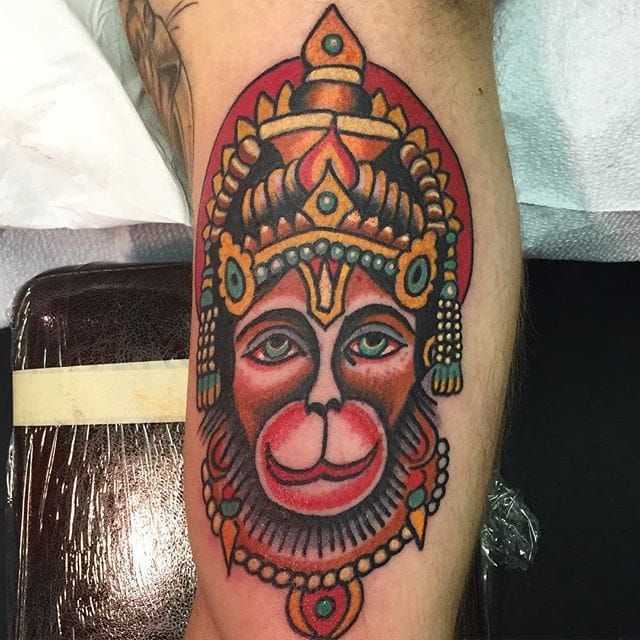 Lord Hanuman by Leon Saba Gabriel Tattoos London  rtattoos