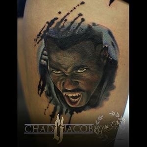 Blade Tattoo by Chad Jacob #Blade #Portrait #ColorPortrait #PortraitTattoos #ColorRealism #ChadJacob #blade