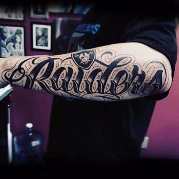N A T I O N  L I F E    Raiders tattoos Raiders Tattoo font