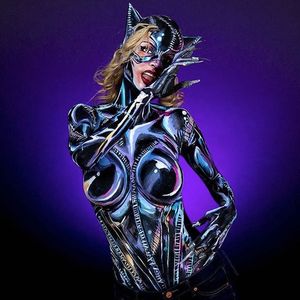 Kay Pike (IG—kaypikefashion) looks killer as Catwoman. #bodypainting #Catwoman #ComicCon #DC #KayPike