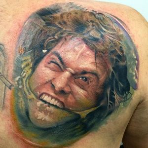 Ace Ventura Tattoo by Jesse Allison #AceVentura #Portrait #colorportrait #JesseAllison
