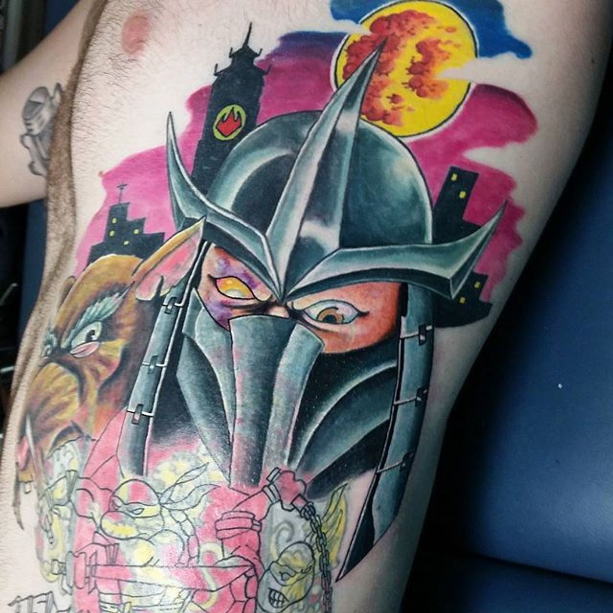 Tattoo uploaded by Robert Davies • Shredder Tattoo by Zac Kinder 