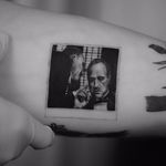 Leave the gun, take a cannoli by Fillipe Pacheco #Fillipepacheco #TheGodfather #movietattoo #film #movie #polaroid #analog #marlonbrando #FrancisFordCoppola #blackandgrey #realism #realistic #tattoooftheday