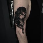 Gipsy tattoo by Pari Corbitt #PariCorbitt #gipsy #black #monochrome