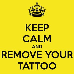 Tattoo uploaded by Rebecca • Keep calm and remove your tattoo, the perfect  slogan for this company's offering. #tattooremoval #keepcalm • Tattoodo