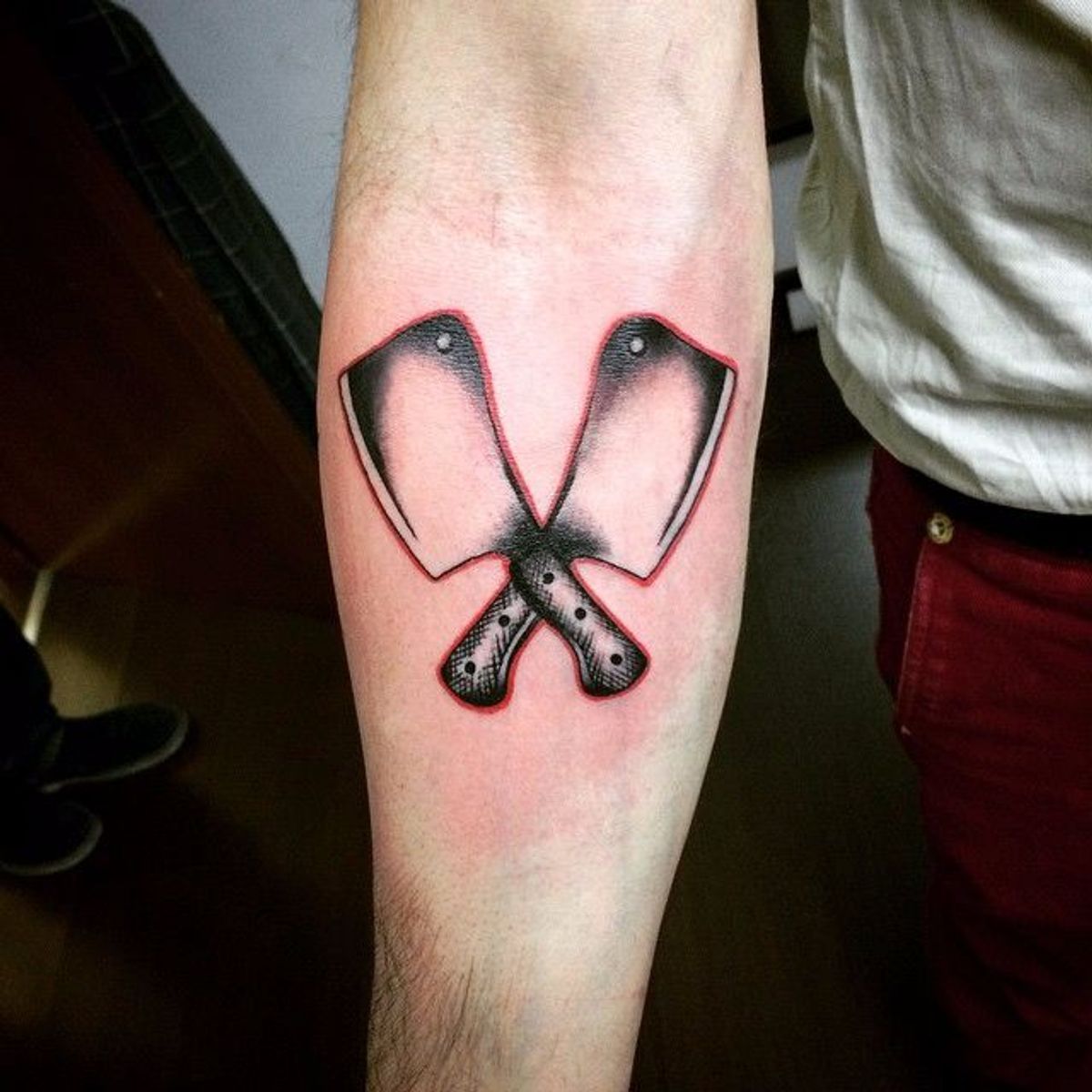 Tattoo uploaded by Robert Davies • Cleaver Tattoo by Alberto Marzari 