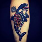 Whale Tattoo by Dani Queipo #whale #ocean #oceancreature #sea #aquatic #DaniQueipo