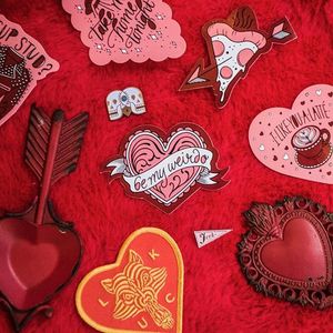 Patches, Stickers, and Housewares available at Grit N Glory (via IG-gritnglory) #valentinesday #valentine #hearts #flower #gritnglory #MeganMassacre