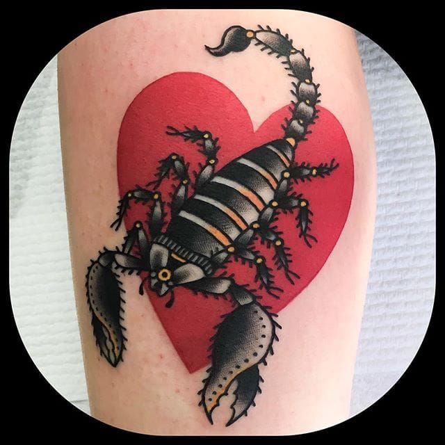 scorpion heart tattooTikTok Search