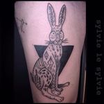 Hare Tattoo by Sylvie Le Sylvie #hare #animal #contemporary #SylvieLeSylvie