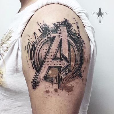 avengers symbol tattoo