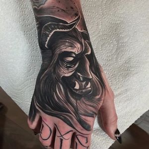 Beauty and the beast hand tattoo by Anrijs Straume #Disney #blackandgrey #bng #beautyandthebeast #beast #handjammer by #anrijsstraume #darktrashrealism