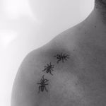 Minimalistic ant tattoos #ant #ants #insect #minimalism #minimalistic #minimal #blackwork #btattooing #blckwrk #stmarysink