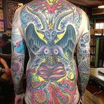 Baphomet Tattoo by Matt Arriola #baphomet #occult #darkart #occultart #goat #satanicgoat #MattArriola