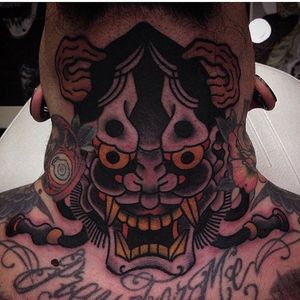 Hannya Tattoo by Sjoerd Elstak #hannya #Japanese #mask #SjoerdElstak