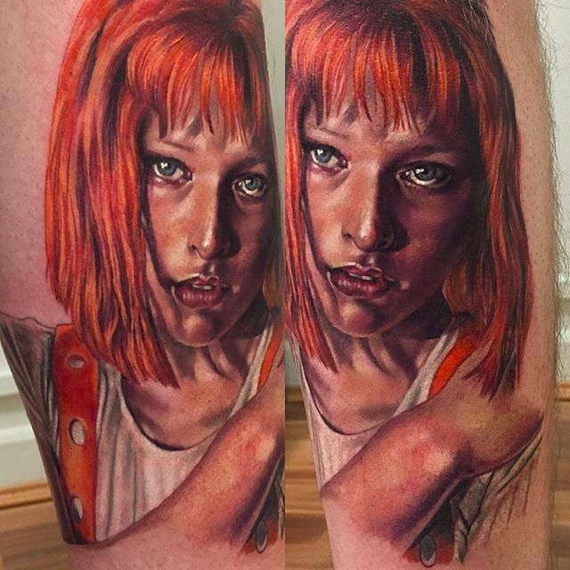 leeloo fifth element tattoo