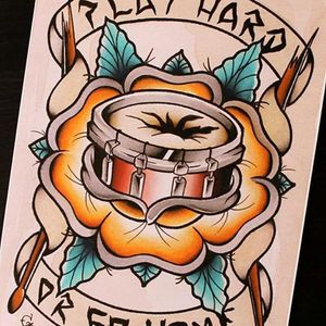 Play Hard or Go Home by Yukitten'me (via IG-yukittenme) #flashart #flash #illustration #yukittenme #artshare #flashfriday #drum