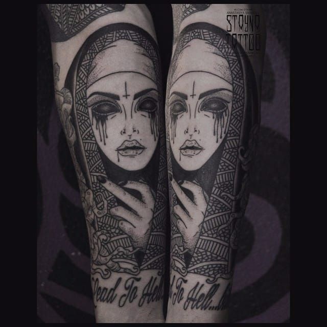 traditional nun tattoo