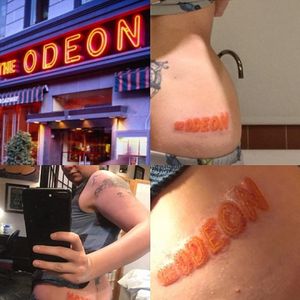 Lena Dunham's Odeon tattoo. #LenaDunham #Girls #TheOdeon