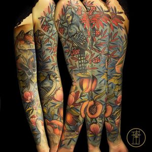 Tattoo por Neto Lobo! #NetoLobo #Tatuadoresbrasileiros #tatuadoresdobrasil #tattoobr #tattoodobr #neotradicional #neotraditional #newtraditional #colorful #colorido #fullcolor #sleeve