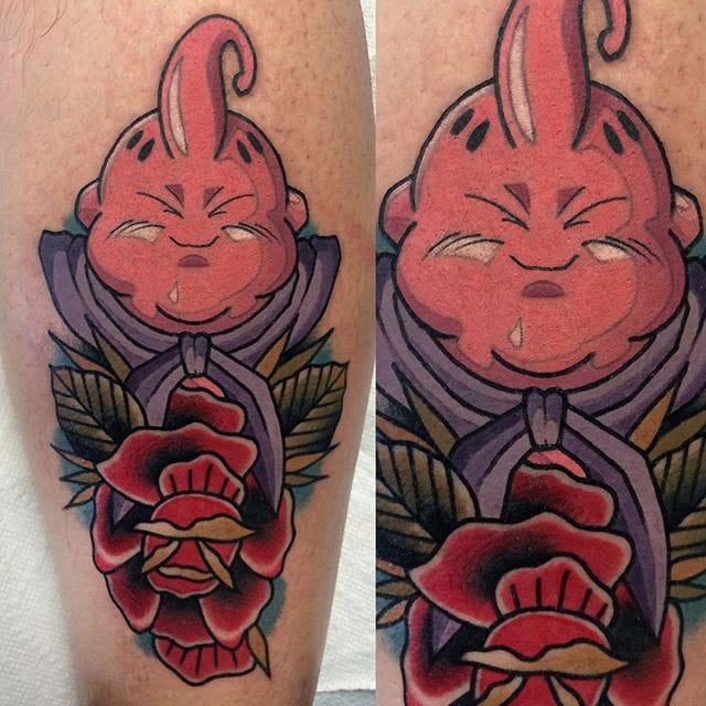 Kid Buu  Dragon ball tattoo, Dragon ball image, Dragon ball super