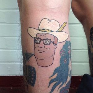 King of the Hill tattoo by Greg Scott #KingoftheHill #GregScott
