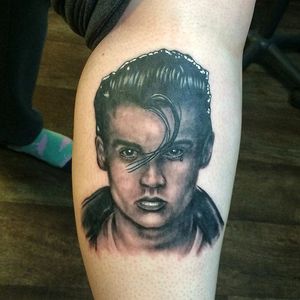 Cry Baby Tattoo by @jakeovertime #CryBaby #movie #JohnnyDepp #portrait #JakeOvertime