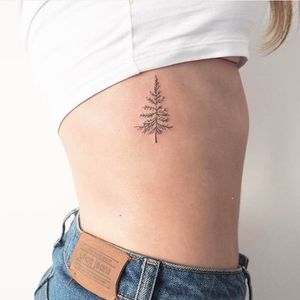 Dainty tree tattoo by Cagri Durmaz #CagriDurmaz #drawing #doodle #sketch #sketchbook #blackworkerssubmission #blackworkers #linework #linetattoo #blackwork #smalltattoo #littletatto #tree #outdoor #pine #micro