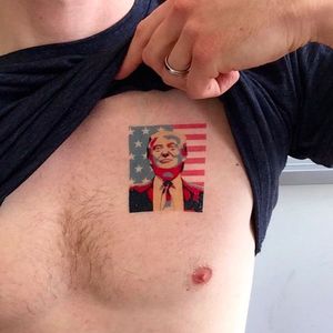 Momentary Ink temporary tattoos #politics #DonaldTrump #USA #temporarytattoo