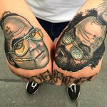 Thompson and Kubrick Tattoo by Bartosz Panas #neotraditional #neotraditionaltattoo #neotraditionalartist #polishtattoo #polishartist #BartoszPanas #StanleyKubrick