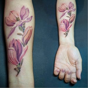 Flower tattoo by Rit Kit #flower #RitKit #botanical #vegetal #nature