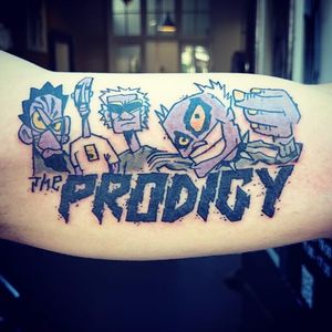 The Prodigy tattoo by Victor Herrero #VictorHerrero #TheProdigy