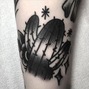 Blackwork Cactus Tattoo by @popo_tattoo #blackwork #blackworkcactus #cactustattoos #cactustattoos #cactus #planttattoo #blackworkplanttattoos #blackworktattoos #PopoTattoo