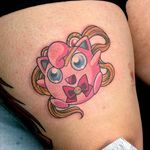 Jigglypuff x Sailor Moon crossover tattoo by Kimberly Wall. #KimberlyWall #bunnymachine #anime #crossover #sailormoon #pokemon