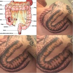 Failed dragon tattoo, via suckytattoos on Instagram. #wtf #tattoofail #fail #horrible #scratcher