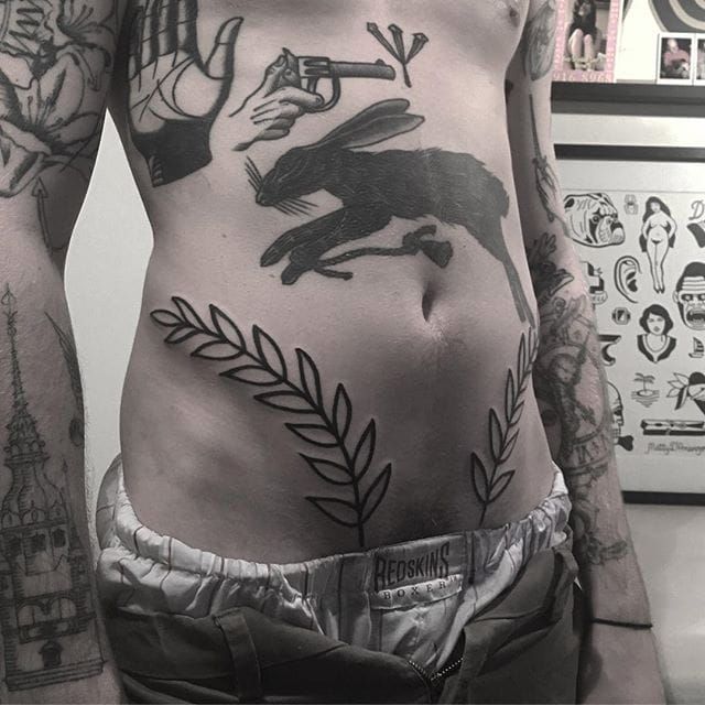 Stomach Tattoos for Men  Ideas and Inspiration for Guys