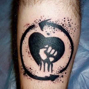 Rise Against tattoo.