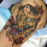 Hannya Tattoo by Bernard Kwok #hannya #hannyatattoo #japanese #japanesetattoo #neotraditional #neotraditionaljapanese #neotraditionalstyle #BernardKwok