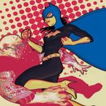Batgirl fighting a tattooed villain by James Jean #JamesJeantattoos #JamesJeanart #painting #Batgirl