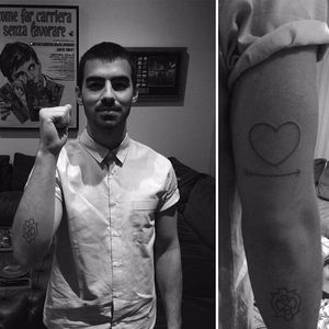 Pictured, Joe Jonas | Instagram #Disney #celebrity #tattooedcelebrity #tattooedcelebrities